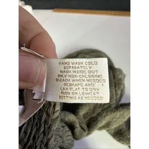 Chico's 3 Sweater xl Olive Green quiet luxury bohemian western designer cottage thumbnail 8