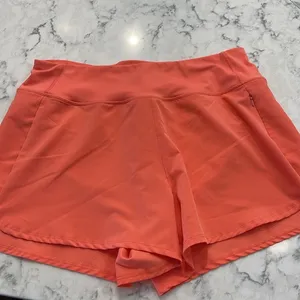 Yogalicious Melon Colored Llined Active Shorts Size XL thumbnail 1