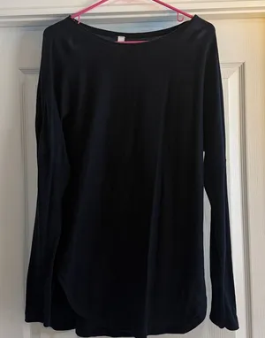 Lululemon Take it All In Sweater in True Navy Women’s Size 10 thumbnail 1
