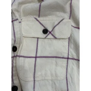 Patagonia Button Down Shirt Women's Flannel Plaid Long Sleeve Casual Size L thumbnail 10