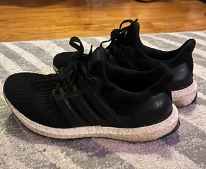 Women’s black and white adidas ultraboost sneakers 6.5 thumbnail 1