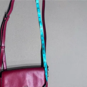 DKNY Sutton Red Leather Bryant Flap Crossbody thumbnail 9