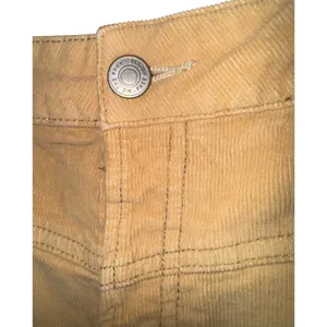 Free People Yellow Corduroy Skirt Womens 26 Academia Retro Boho Casual Librarian thumbnail 6