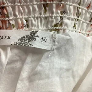 Altar’d State Cotton Layered Ditsy Floral Elastic Waist Mini Skirt Medium NWOT thumbnail 6