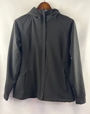 Women’s Kirkland Signature Large Black Rain Jacket thumbnail 1