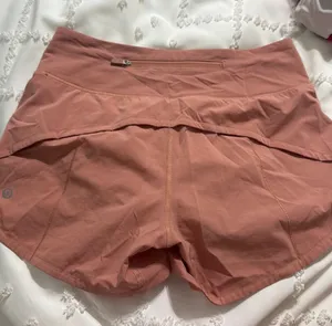 Pink Savannah Lululemon Speed Up Mid-Rise Shorts 4” thumbnail 1