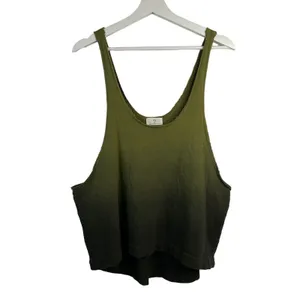 t.la Size S Tank Top Ombre Olive Green French Terry Raw Edge Anthropologie thumbnail 4