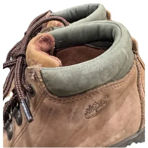 Vintage 90s Timberland Hiking Boots • Women's 6 • Brown Leather thumbnail 6