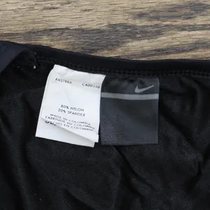 Nike Womens Lined Open Back One Piece Swimsuit 16790f35feaae4 Black Red 6 thumbnail 3