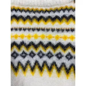 Just Female Womens Sweater M Wool Alpaca Svan‎ Fair Isle thumbnail 3