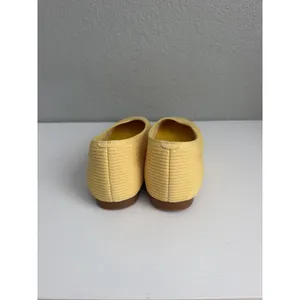 VIVAIA Margot 2.0 Women's US 8 EU 39 Yellow Knit Square Toe Ballet Flats thumbnail 7