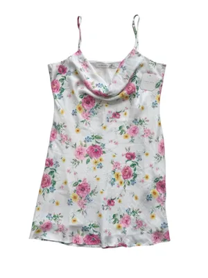 Altar'd State Altar'd Floral Pink Cowl Neck Mini Dress Size Large thumbnail 2