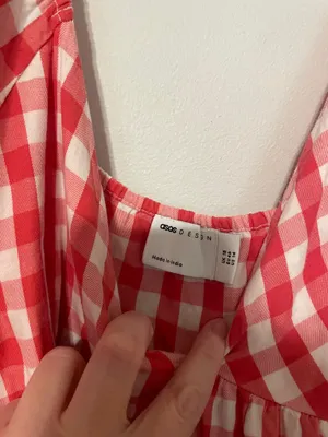 ASOS Design Gingham and Floral Flowy Mini Dress thumbnail 3