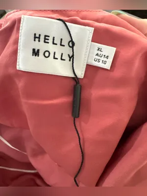 Hello Molly LAND OF BEAUTY ONE SHOULDER MAXI DRESS Rust size‎ 10 XL thumbnail 5