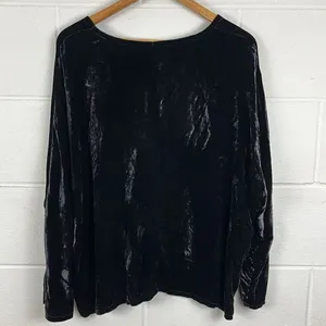 Eileen Fisher women’s v-neck drapey silk blend dolman long sleeve top size XL thumbnail 4