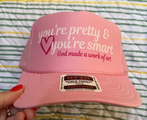 Pretty and smart country inspired trucker hat thumbnail 1