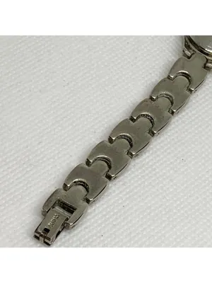 Vintage Jaclyn smith silver gold tone women’s watch 22mm quartz up to 7” running thumbnail 8