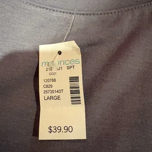 Maurices Gray Quilted Sleeves Sweatshirt Dress women’s L NWT thumbnail 11