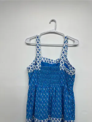 J.Crew Dainty Cottage Smocked Tiered Midi Dress thumbnail 7