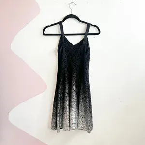 Free People Glittery Dress Lace‎ Party Night Out Birthday Glam XS thumbnail 3