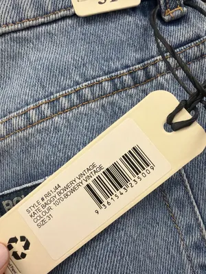 Kate Baggy Bowery Vintage Jeans Blue Womens Size 31 thumbnail 9