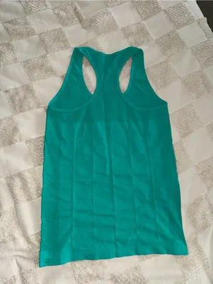 Fabletics‎ Women’s Sleeveless Racerback Tank Top - Teal thumbnail 3