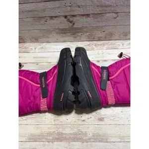 Sorel Flurry Weather Resistant Snow Boots Women's Size 6 Pink Rubber Sole thumbnail 8