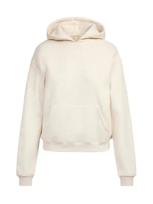 SKIMS (Gar) COTTON FLEECE CLASSIC PULLOVER HOODIE COLOR OATMEAL HEATHER SIZE S thumbnail 1