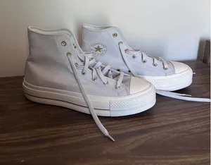 Converse Chuck Taylor All Star Lift Hi Ghosted gold Platform A08237C Womens 11‎ thumbnail 1
