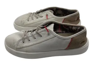 Hey Dude Cody Craft Linen Sneakers White Slip On Casual Size Wide 10 40600-100 thumbnail 1