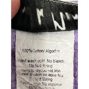 Madeline &‎ Monroe Purple Waffle Knit Cropped V Neck Long Sleeve Top Size M thumbnail 7