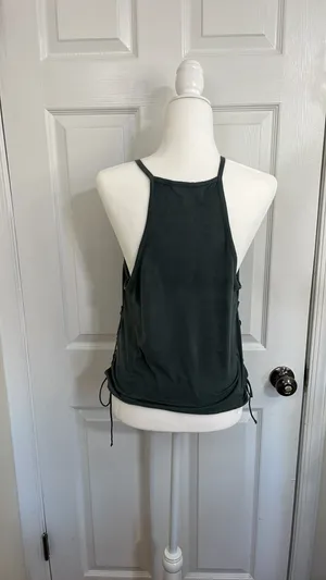 AEO First Essentials Tank With Lace Up, Adjustable Sides thumbnail 2