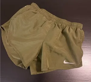 Nike‎ Khaki Green Running Shorts thumbnail 1