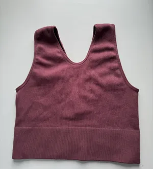 By Together Fall Plunge V-neck Crop Tank thumbnail 4