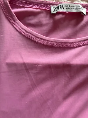 Hot Pink ZARA Top thumbnail 3