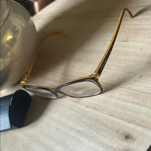 Prada VPR 230 FAL-101 Tortoise Brown Gold Eyeglasses Frames 54-17 140 Italy thumbnail 4
