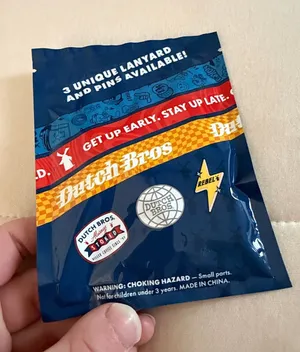 NEW Unopened Dutch Bros Mystery Lanyard & Pin Pack thumbnail 1
