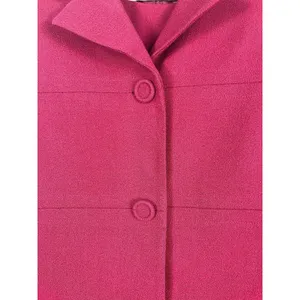 VTG Jones New York Two Piece Mauve Wool Sheath Dress Suit Button Blazer Set 6 thumbnail 3