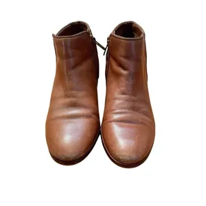 Sam Edelman Petty Leather side zip ankle bootie women’s‎ size 7 brown thumbnail 2