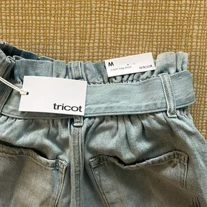 Tricot paper bag Jean shorts Size M thumbnail 3