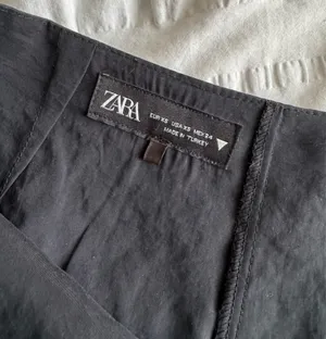 ZARA Mini Skort Black thumbnail 4