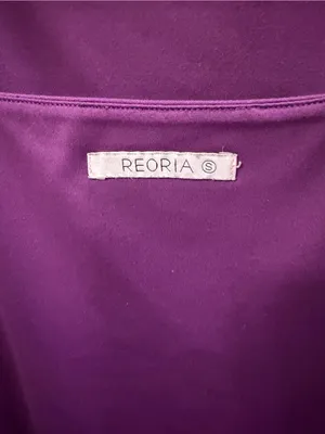 Reoria purple square neck bodysuit in a S thumbnail 6
