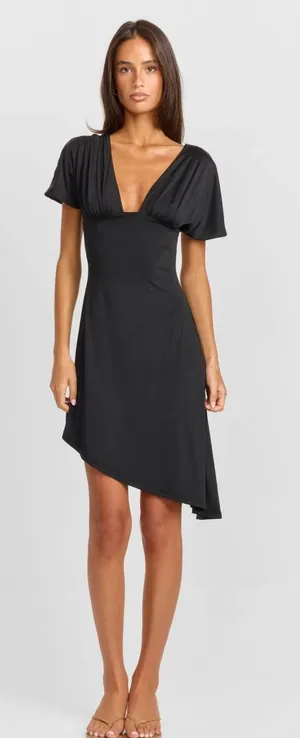 Sasha Therese WINNIE MINI DRESS BLACK thumbnail 1