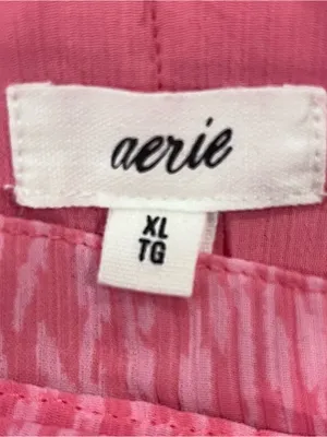 🌸Aerie Pink Chiffon Wrap Mini Skirt Size Xl🌸 thumbnail 7