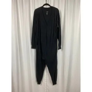 Natural Life Black Cotton Charlie Long Sleeve One Piece Jumpsuit Sz.XS thumbnail 3