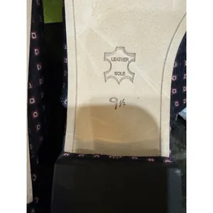 Sam Edelman Theodora Flats in a navy blue and pink geometric print‎ Size 9.5 thumbnail 8