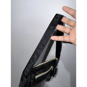 Harajuku Lovers‎ Shoulder Bag Purse Crossbody Roller Disco Y2K Black Gold F thumbnail 4