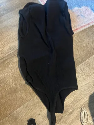 Free people intimately seamless black bodysuit small thumbnail 9