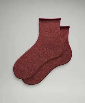 Lululemon Daily Stride Sparkle Quarter Sock, Size S - 2 Pairs thumbnail 6