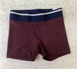 DSG Womens Compression Mid-Rise‎ Short Burgundy Navy 3 Inch Inseam Small NWT thumbnail 1
